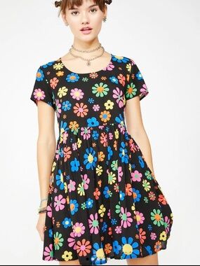 dELiA*s Flower Power Baby Doll Dress